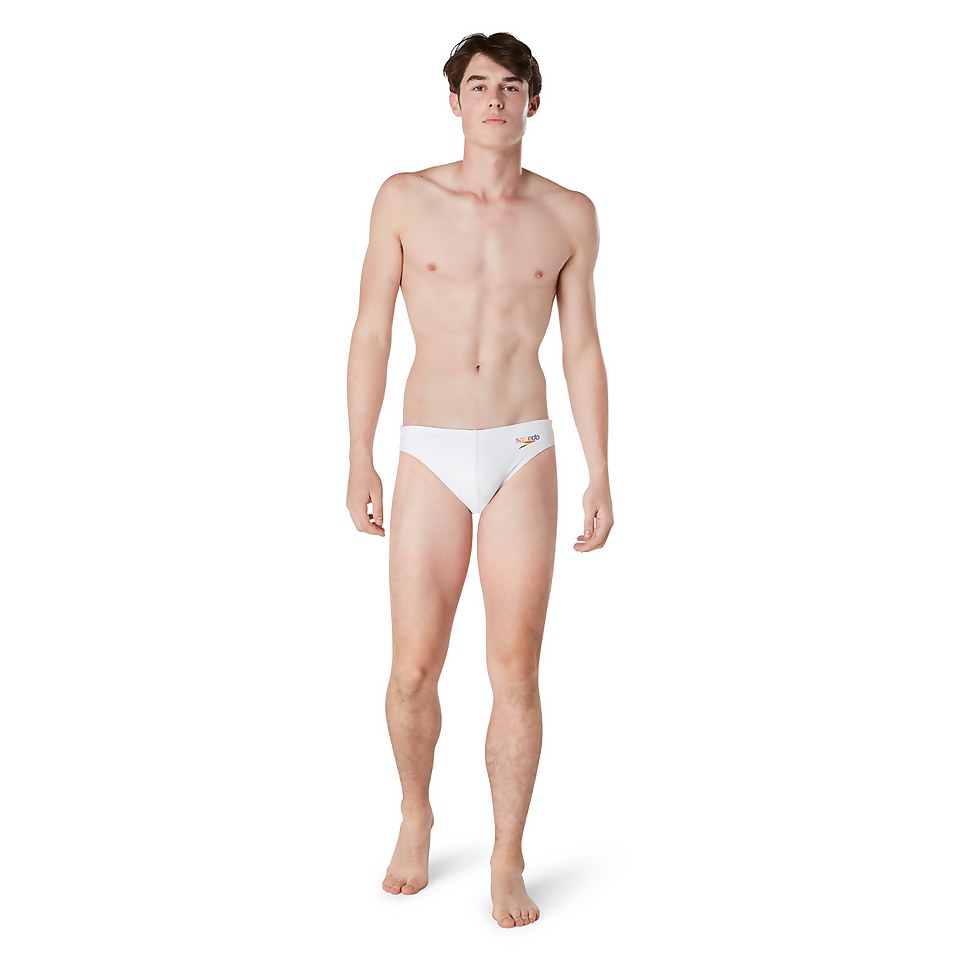 Men's Pride Graphic Solar Brief White