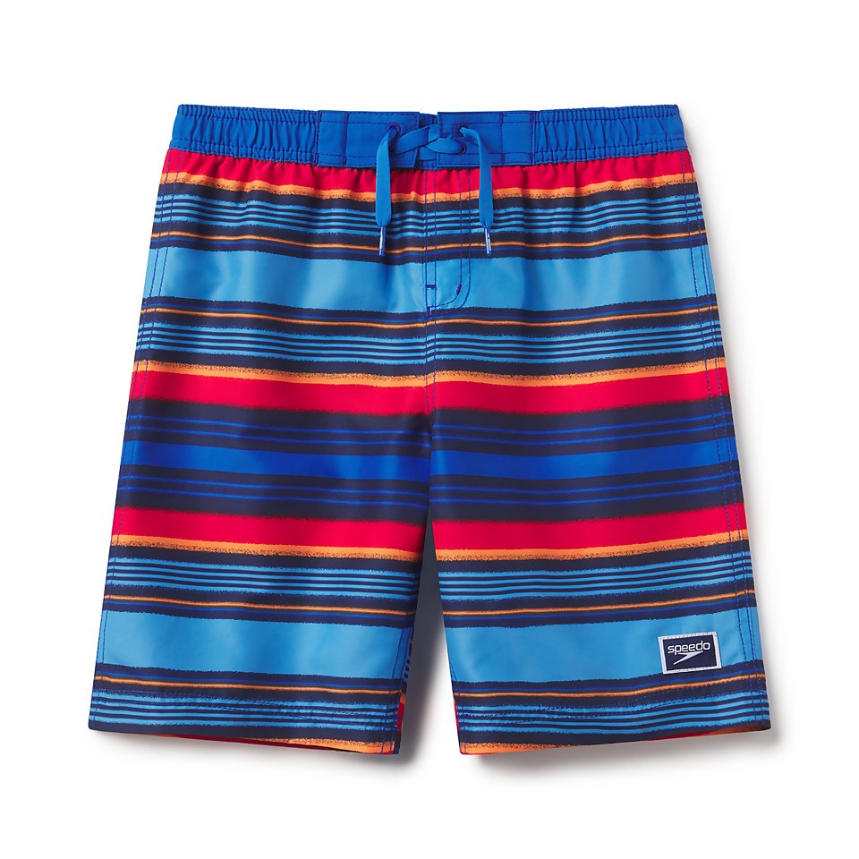 Boy's Printed Boardshort 17" Blue