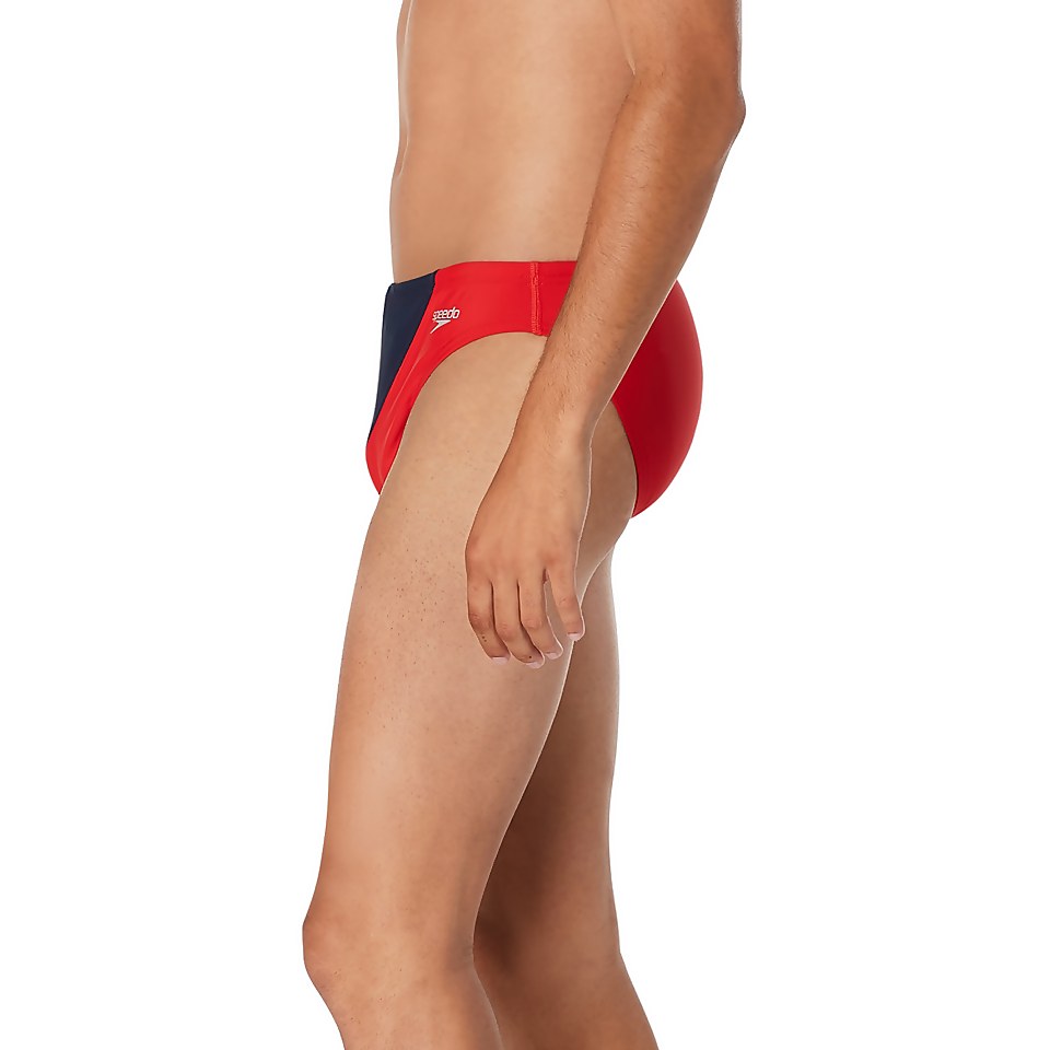 Men's Colorblock Beachstar Brief 2" Red