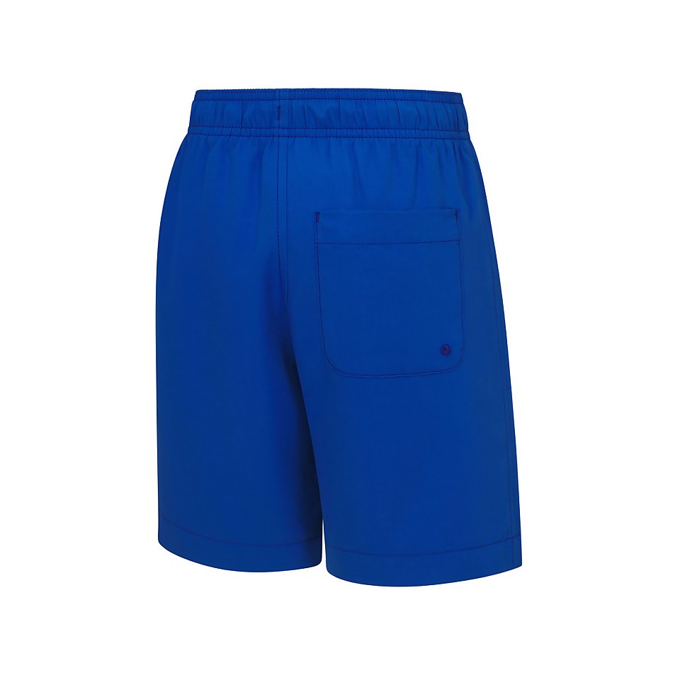 Junior Solid Volley Shorts Blue