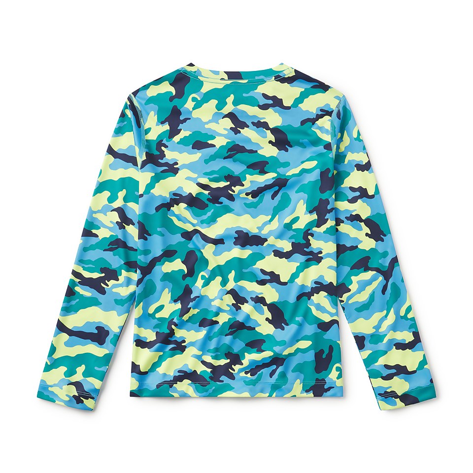 Long Sleeve Shark Chalk Swim Shirt