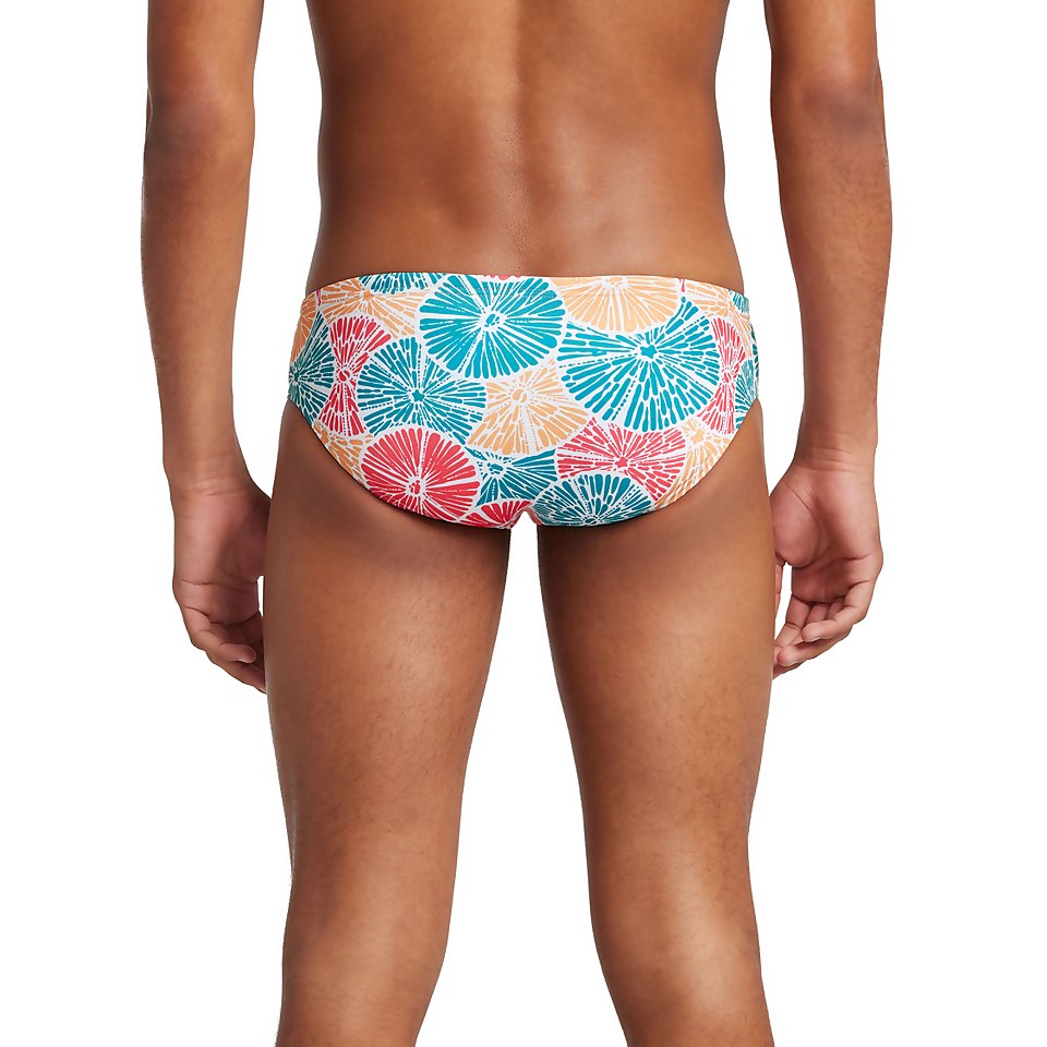 Men's Printed One Brief Pink