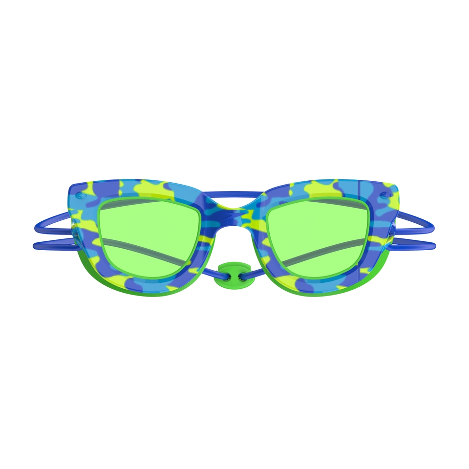 Printed Bullet Head Snorkel Green