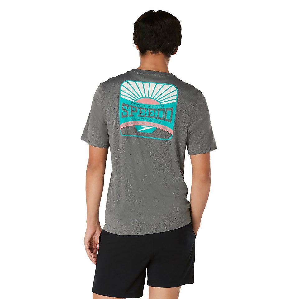 Short Sleeve Graphic Swim Rashguard