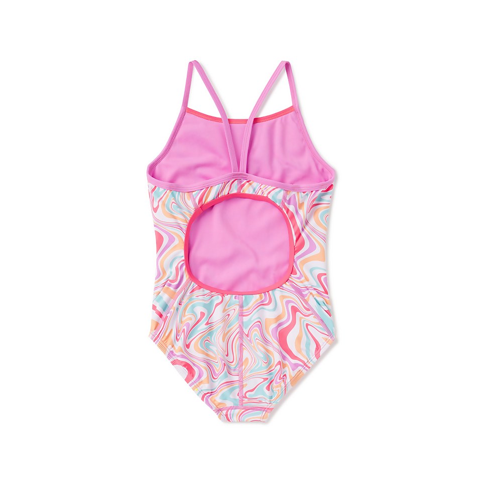 Print Propel Back One Piece