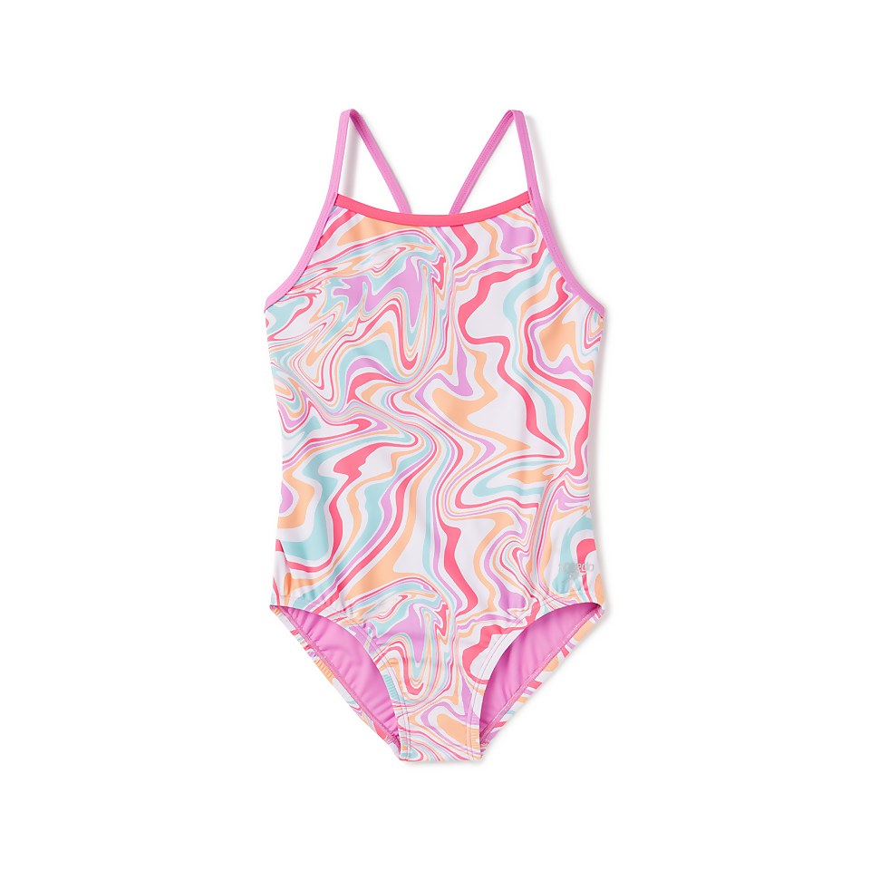 Print Propel Back One Piece