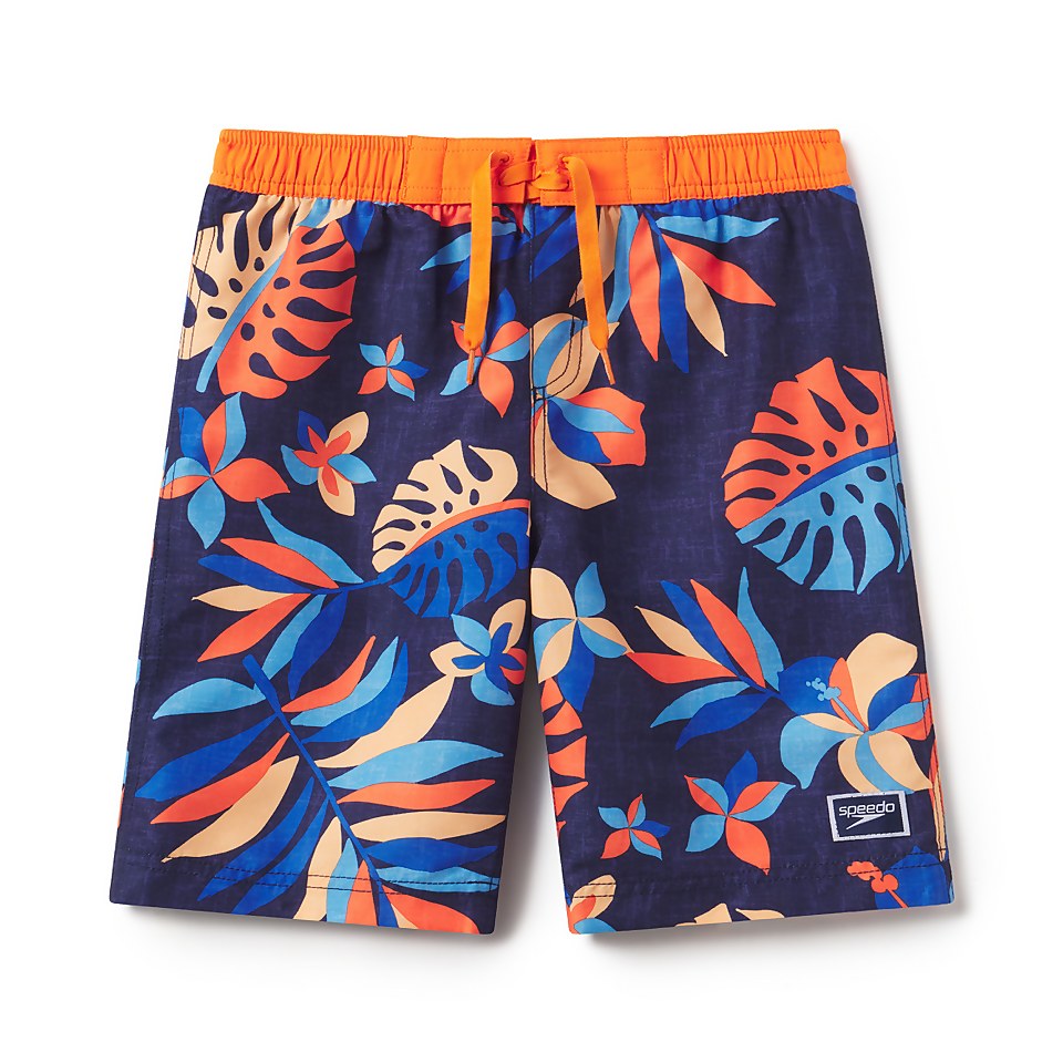 Boy's Coral Sea Boardshort 17" Orange