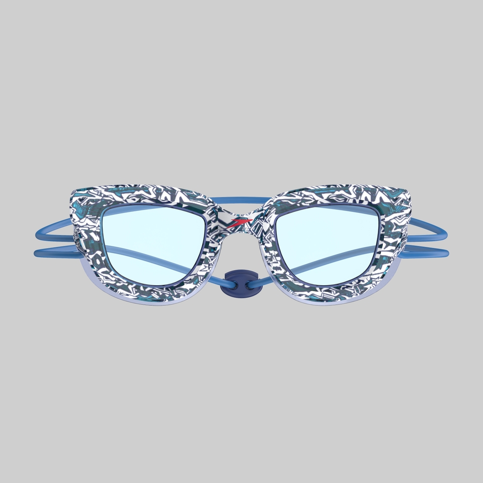 Lunettes Sunny G Pop Seasiders à motif imprimé pour enfants, bleu