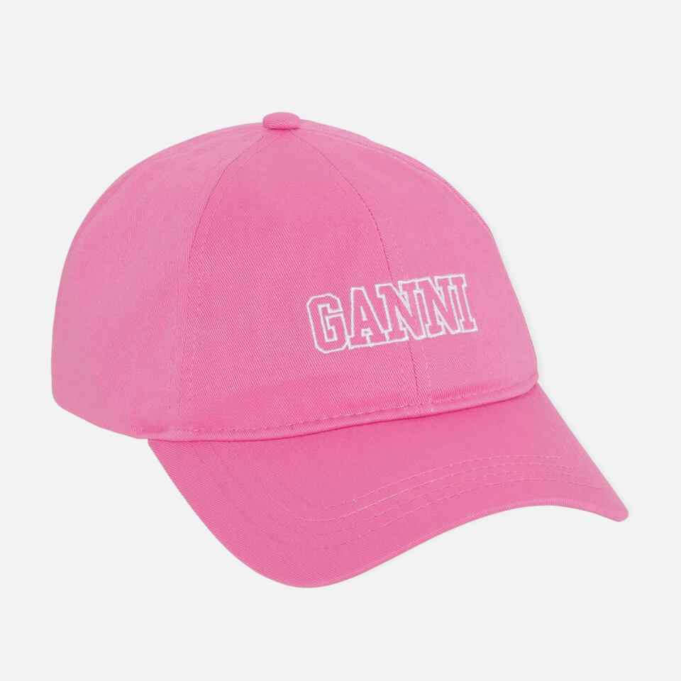 Ganni Cotton-Twill Baseball Cap