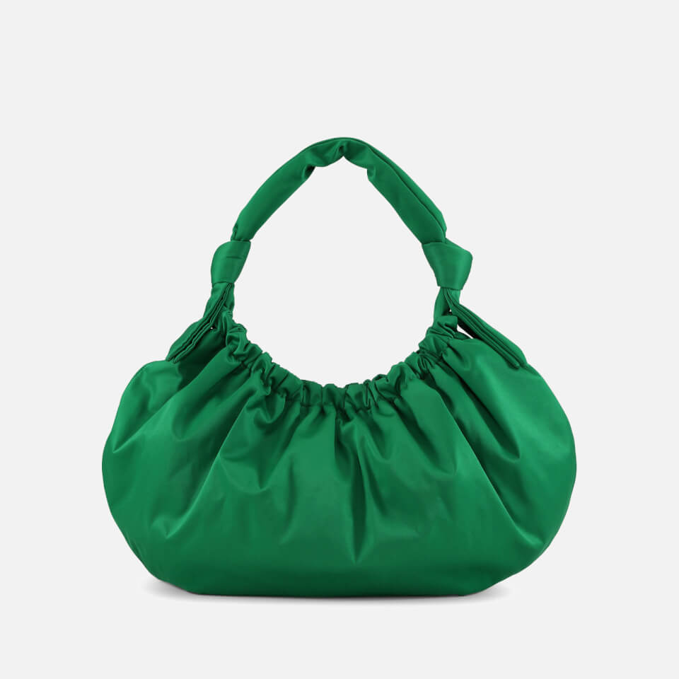 Ganni Large Occasion Satin Hobo Bag