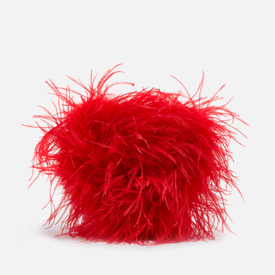 Alexander Wang Heart Feather Clutch