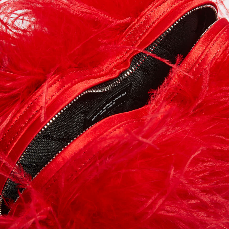 Alexander Wang Heart Feather Clutch