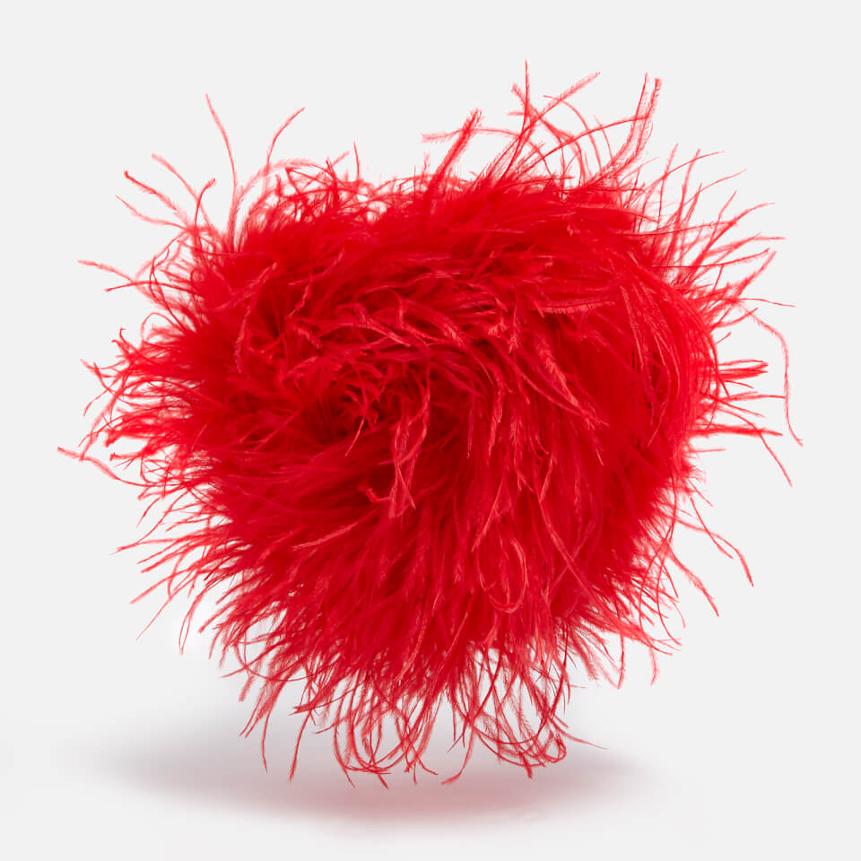 Alexander Wang Heart Feather Clutch