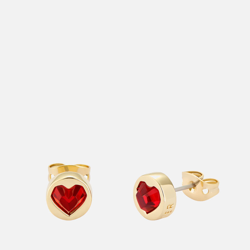 Ted Baker Heartan Gold-Tone Crystal Earrings
