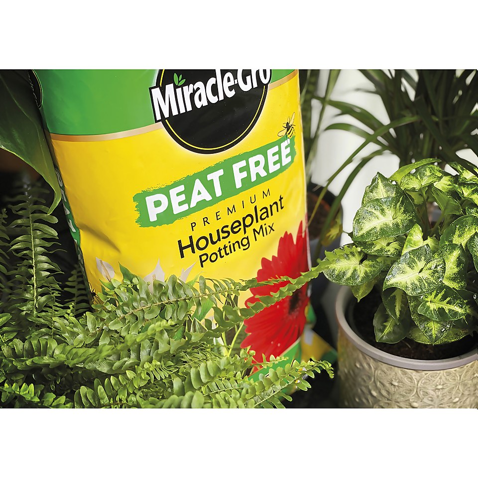 Miracle-Gro Peat Free Premium Houseplant Potting Mix - 10L