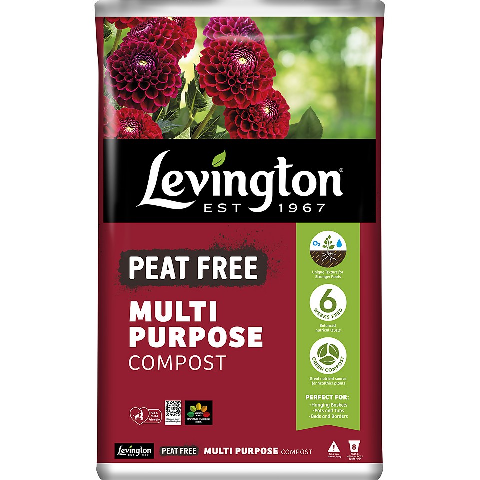 Levington Peat Free Multi-Purpose Compost - 40L