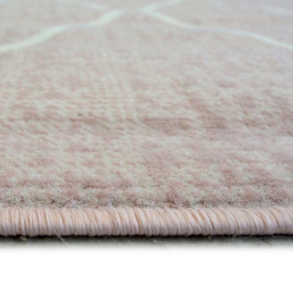 Maestro Berber Rug Blush 160x230cm Homebase