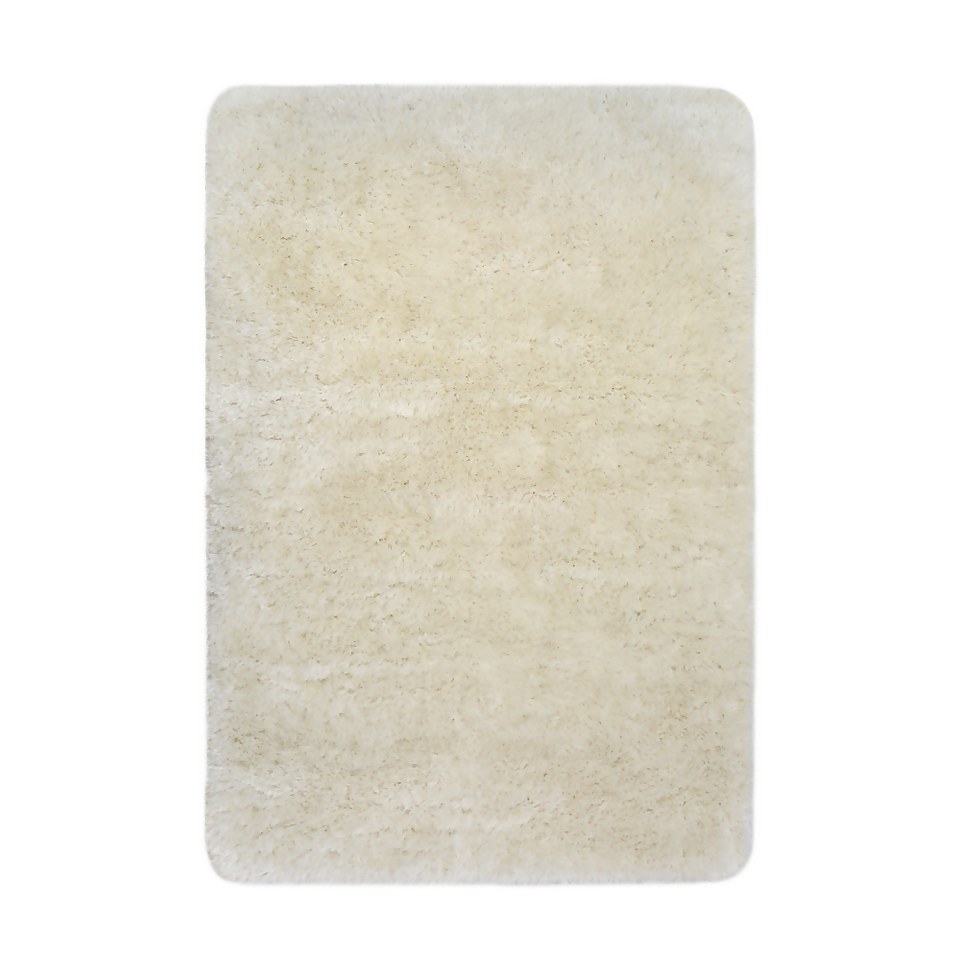 Soft Washable Rug - Ivory - 100x150cm
