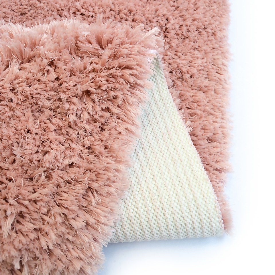 Soft Washable Rug - Pink - 100x150cm