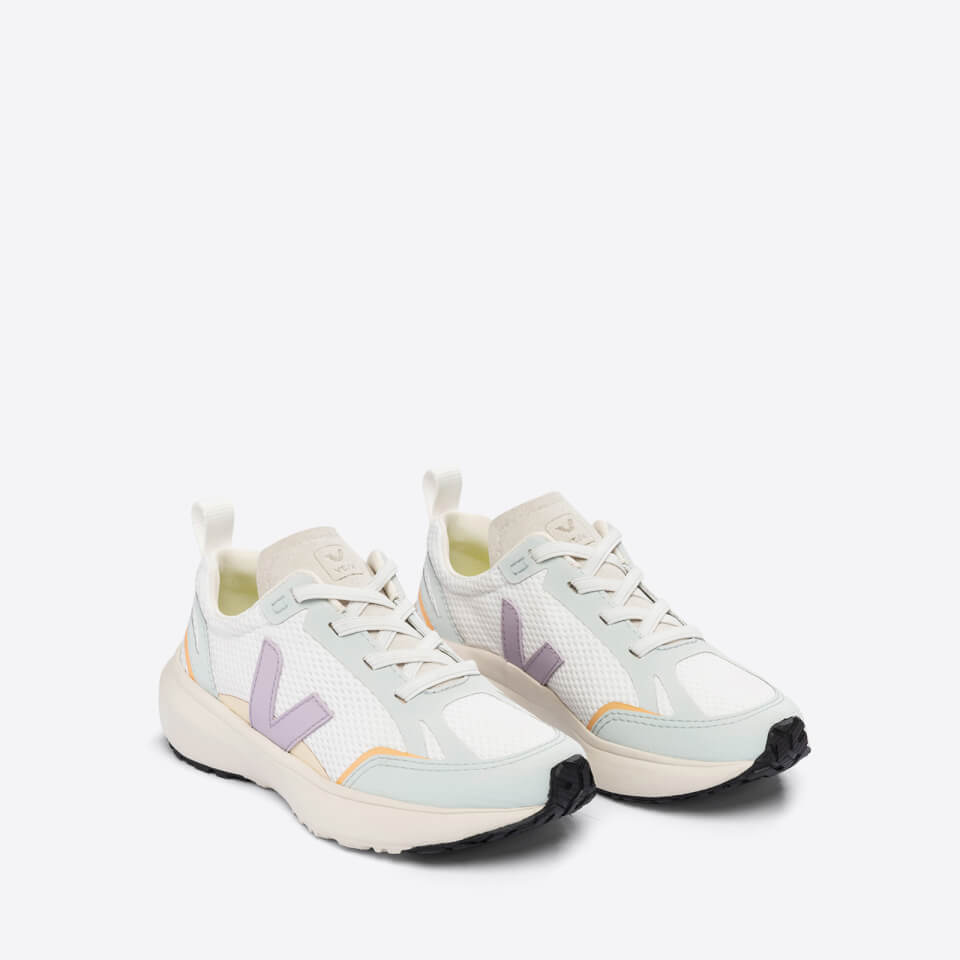 Veja Kids' Canary Vegan Leather and Mesh Trainers