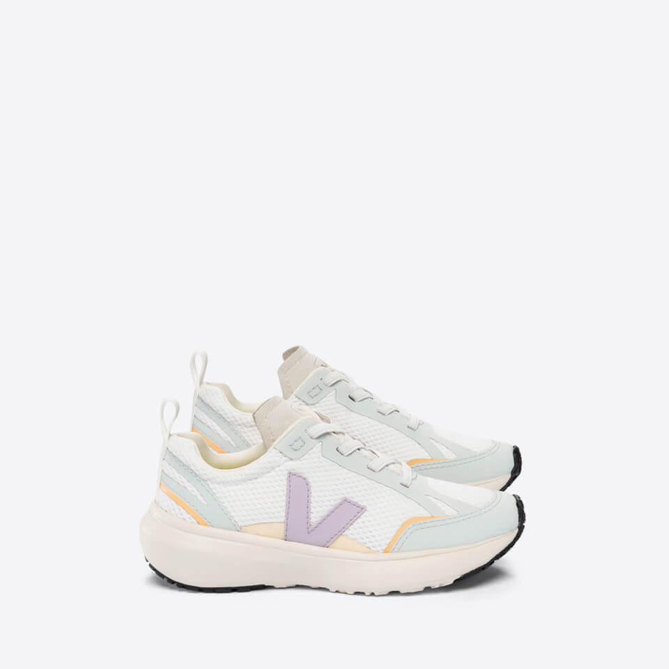 Veja Kids' Canary Vegan Leather and Mesh Trainers