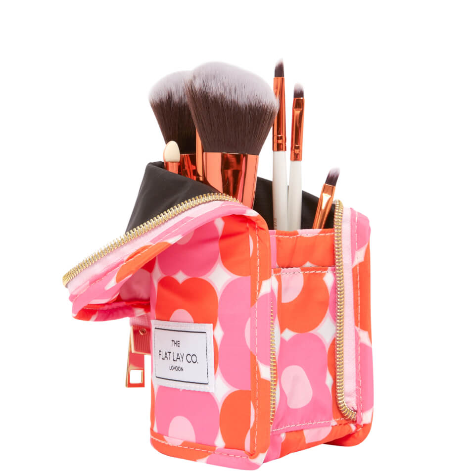 The Flat Lay Co. Standing Brush Case - Flower Power
