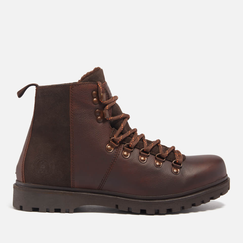 Barbour Men's Tommy Leather and Suede Hiking-Style Boots