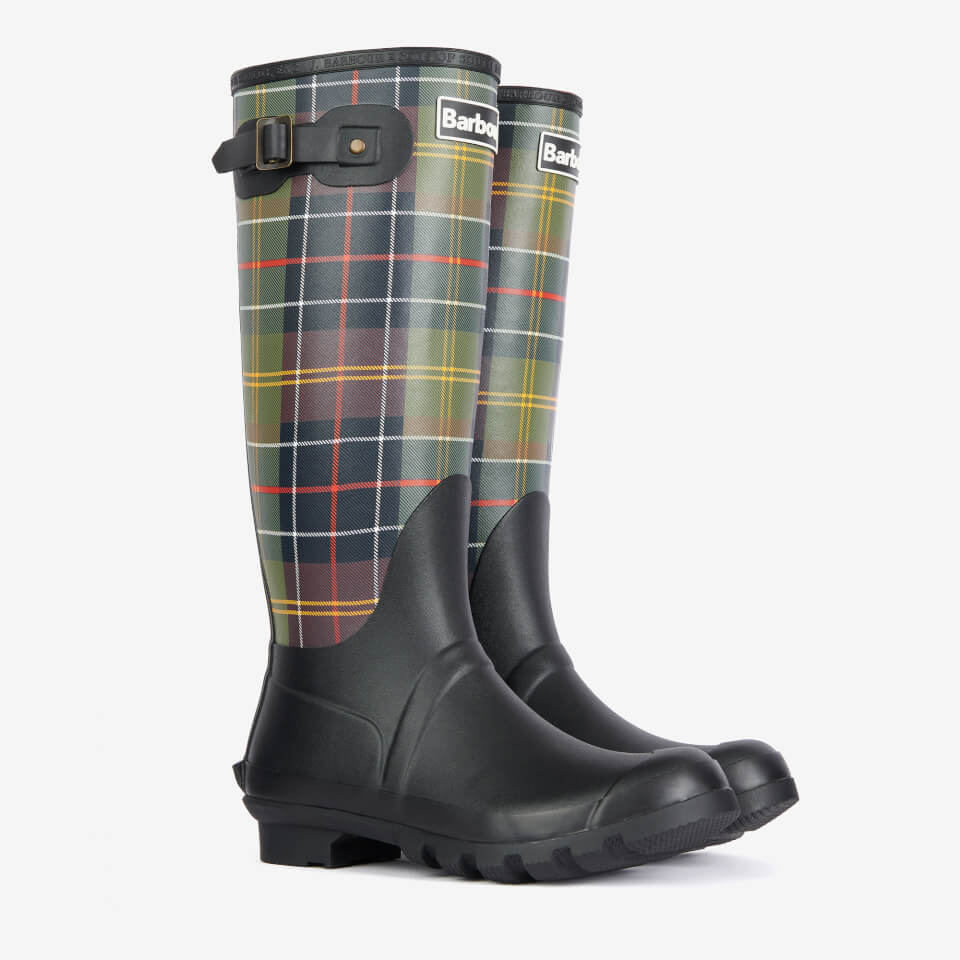 Barbour Women's Bede Tartan Twill and Rubber Wellington Boots