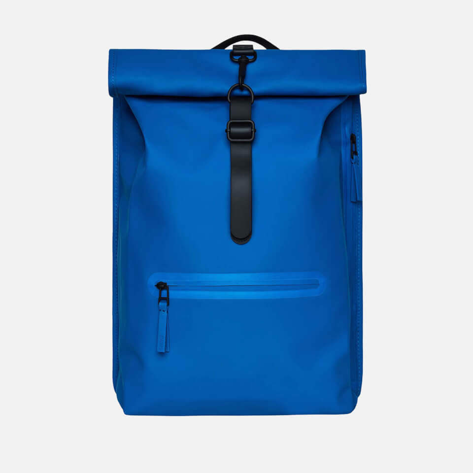 Rains Rolltop Coated Shell Backpack