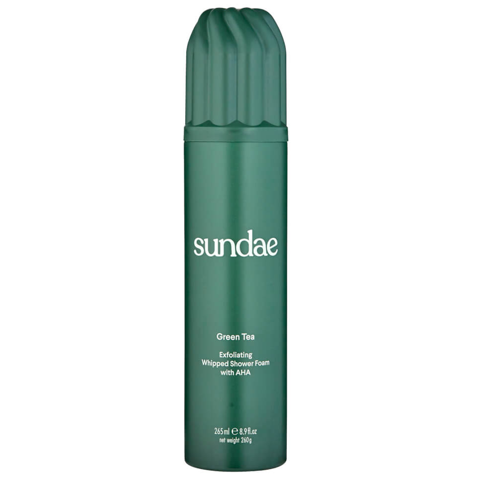 SUNDAE Body Green Tea Exfoliating Whipped Shower Foam with Kakadu Plum and Finger Lime 260ml