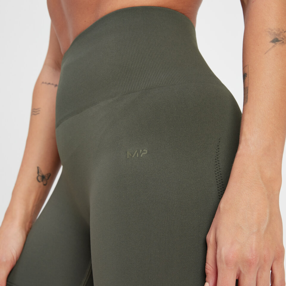 MP Women's Rest Day Seamless Booty Short - Taupe Green
