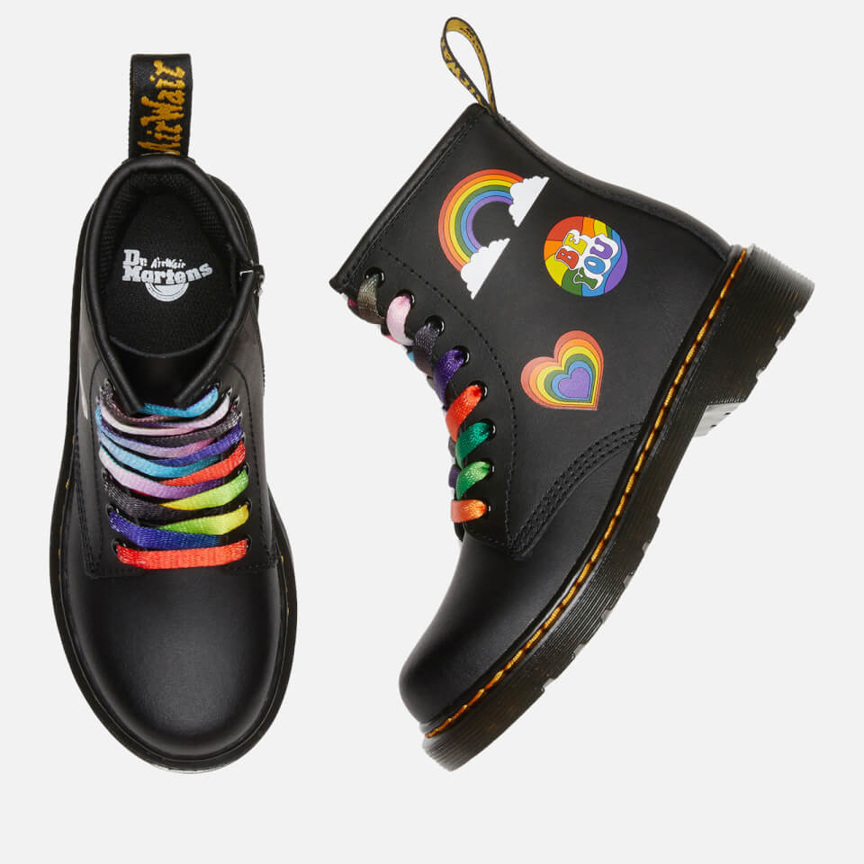 Dr. Martens Kids' 1460 Hydro Pride Leather Boots