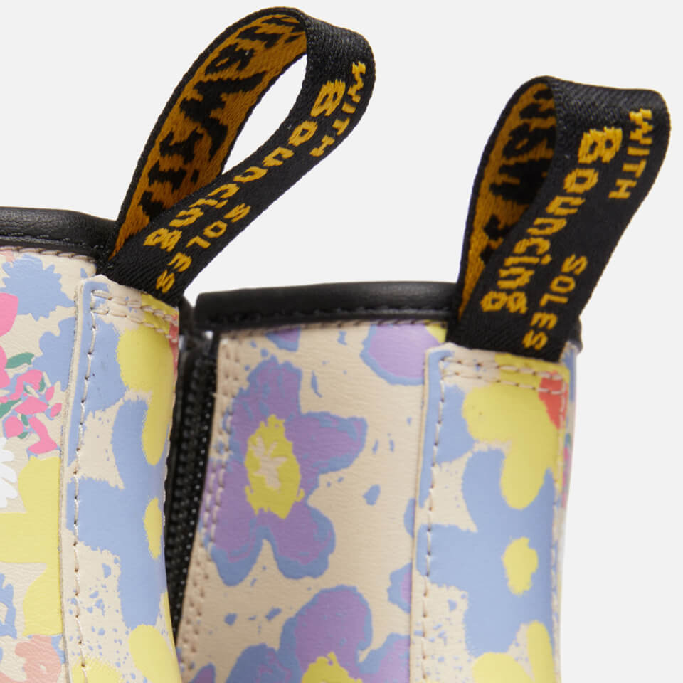 Dr. Martens Kids' 1460 Hydro Floral Mash Up Leather Boots