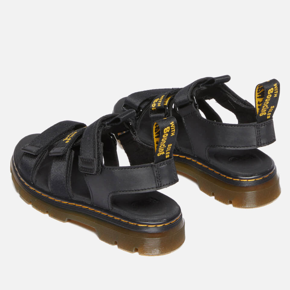 Dr. Martens Kids' Callan Extra Tough Faux Leather Sandals