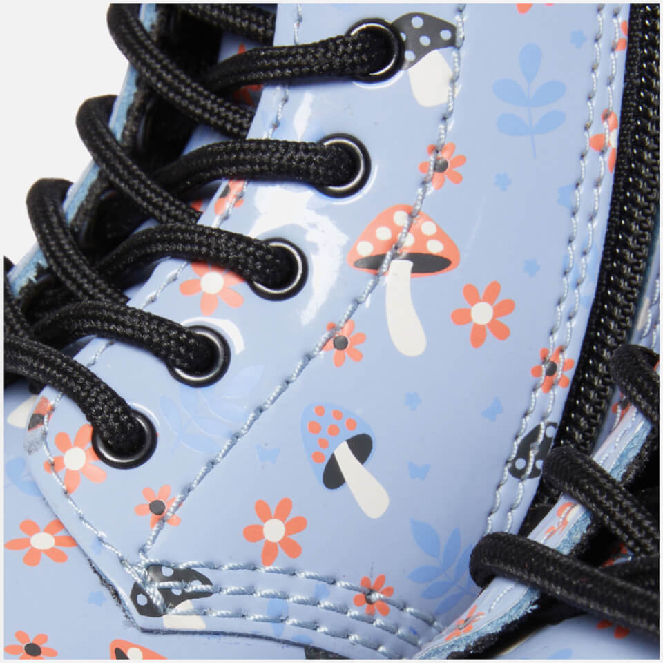 Dr. Martens Toddlers' 1460 Printed Patent-Leather Boots
