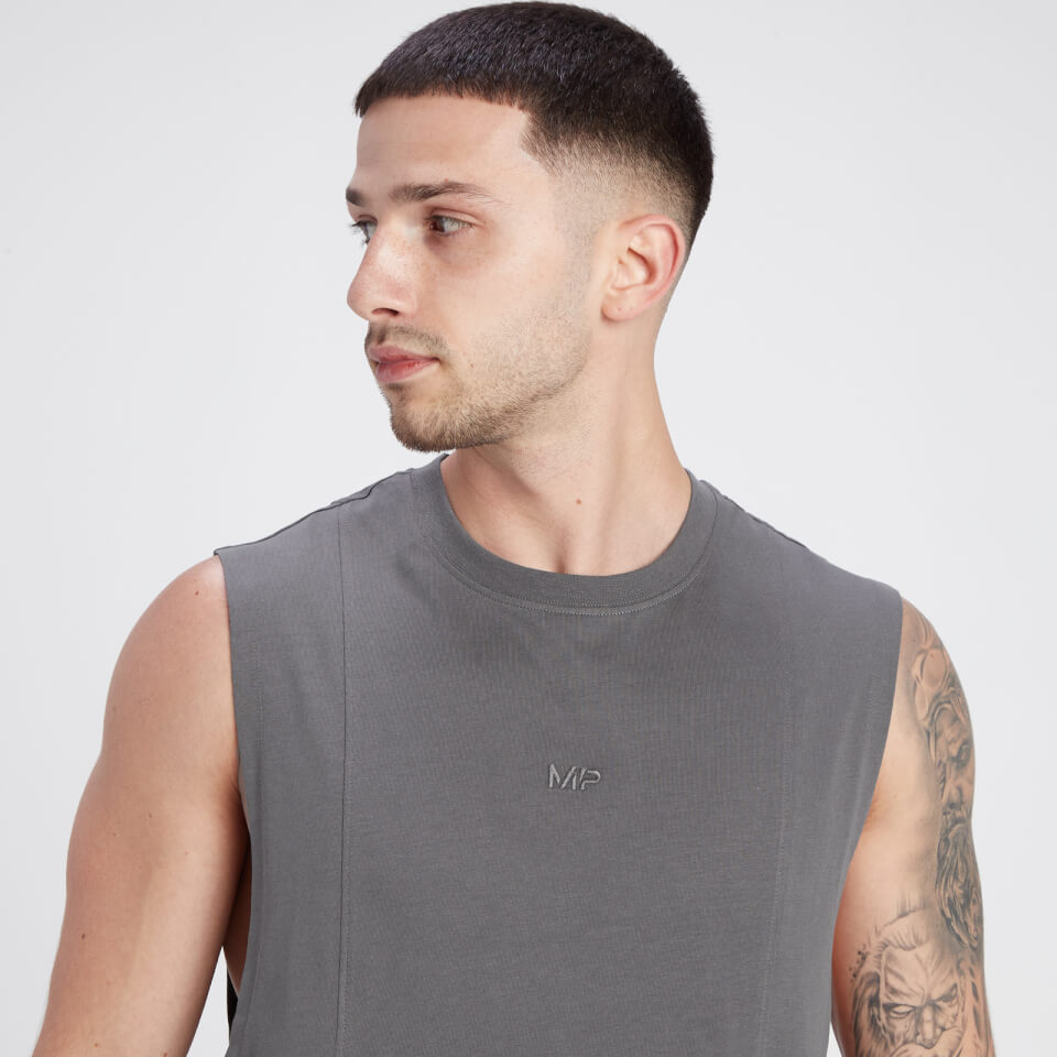 MP Men's Adapt Drop Armhole Tank Top - Ash Grey