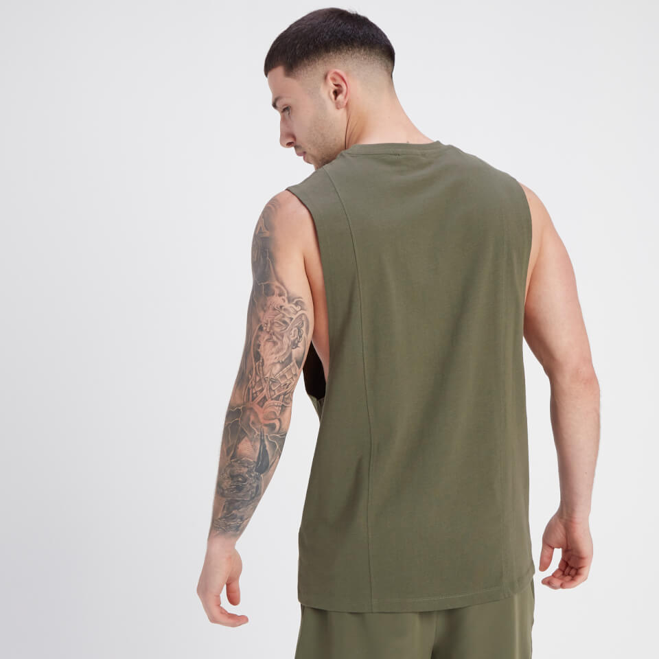 MP Men's Adapt Drop Armhole Tank Top - Olive