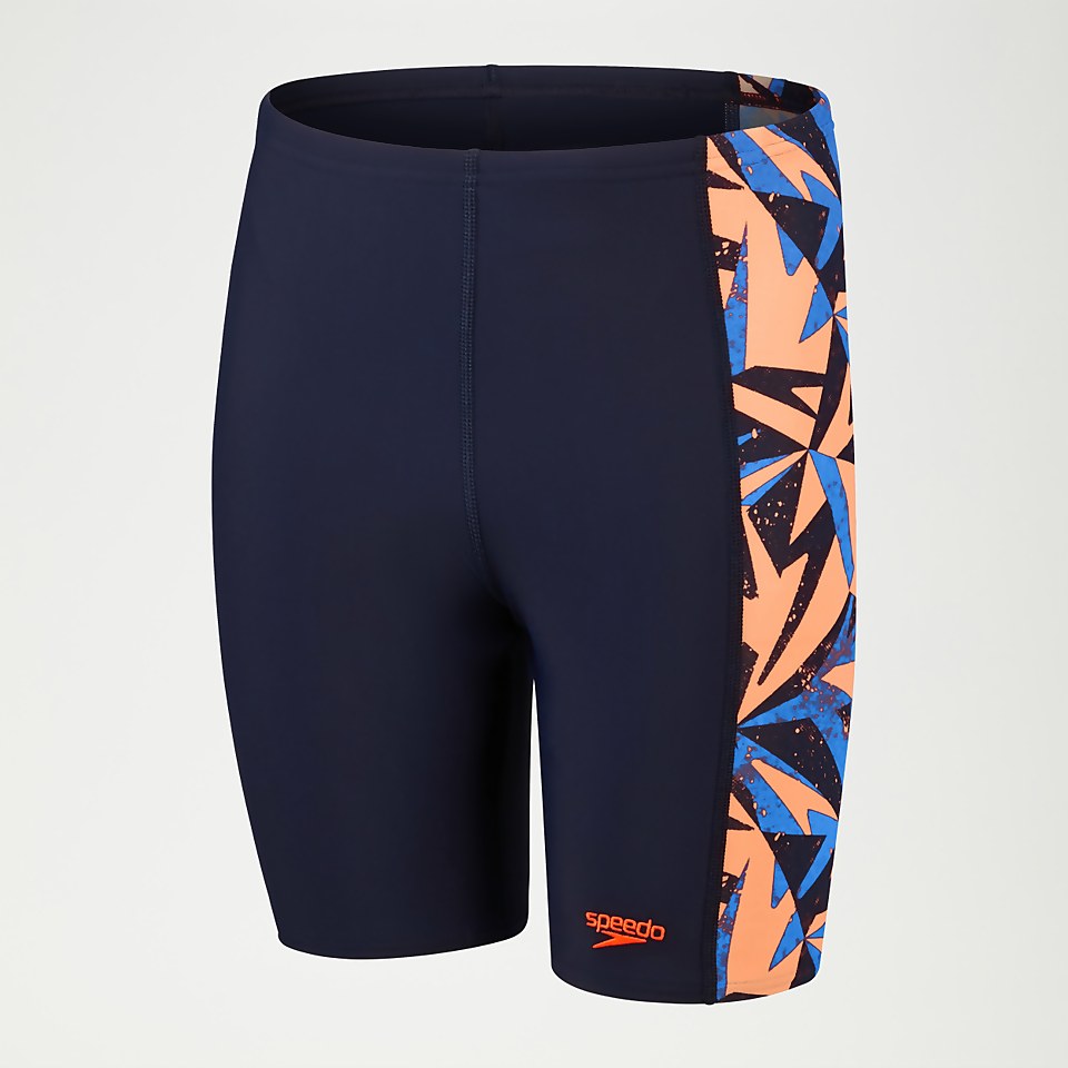 Boys' Hyper Boom Panel Jammer Navy/Orange