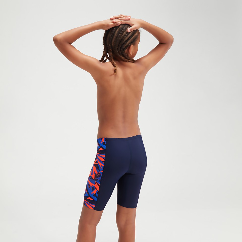 Boys' Hyper Boom Panel Jammer Navy/Orange