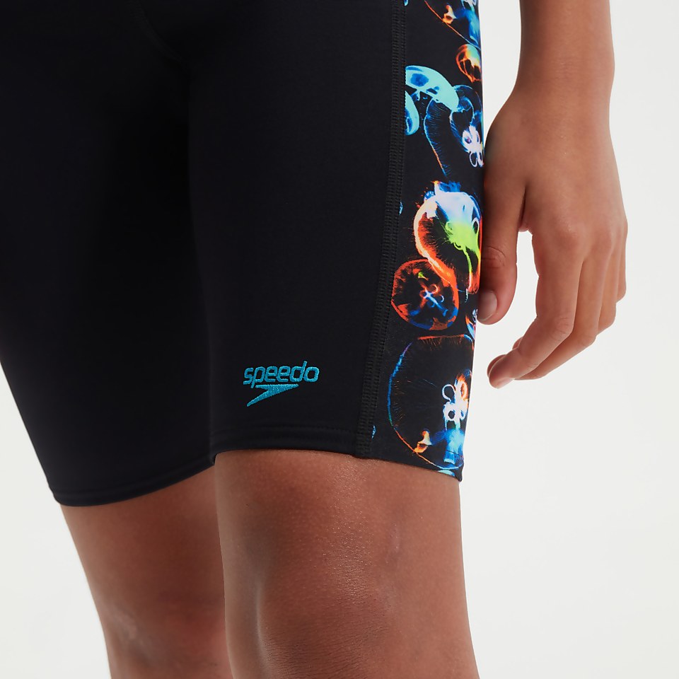 Boys' Digital Panel Jammer Black/Orange