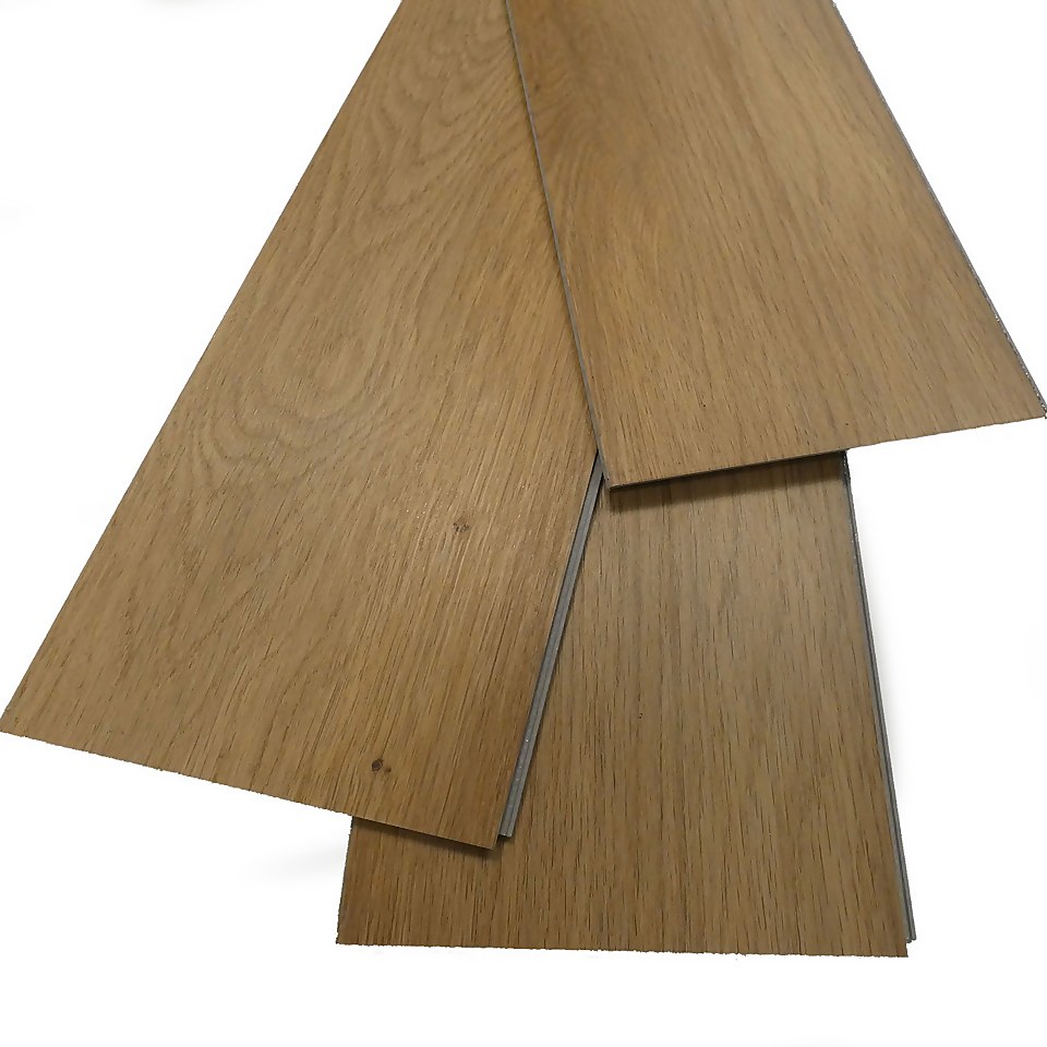 Rigid Core Natural Oak Effect Luxury Vinyl Flooring -  Flooring Sample