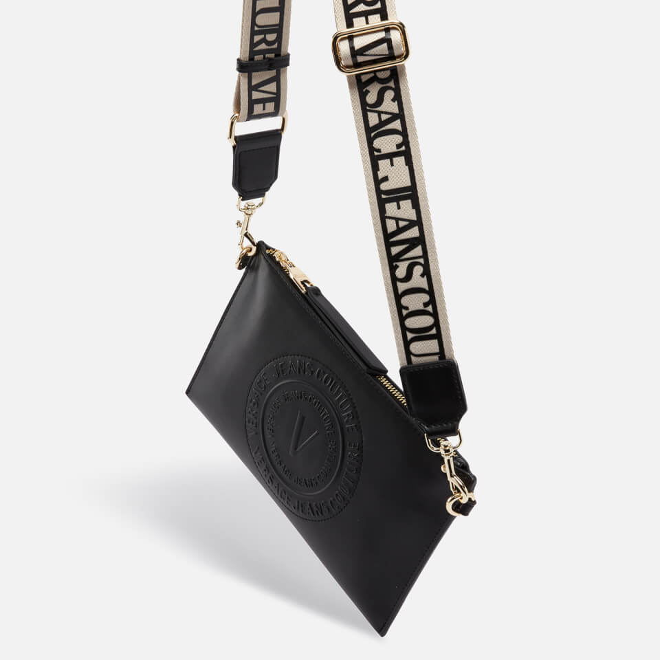 Versace Jeans Couture Logo Leather Pouch