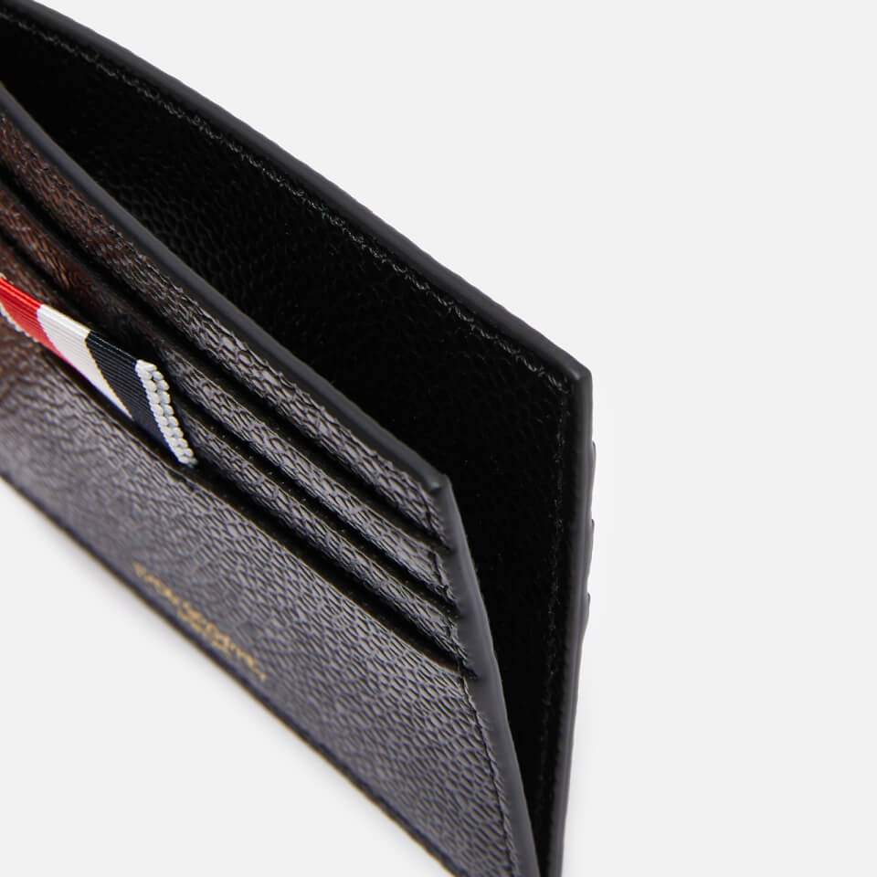 Thom Browne Pebble-Grain Leather Cardholder