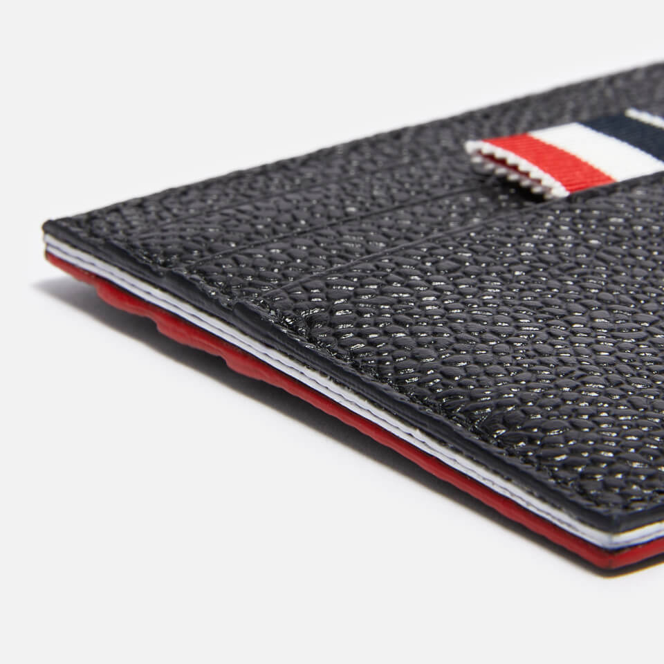 Thom Browne Pebble-Grain Leather Cardholder