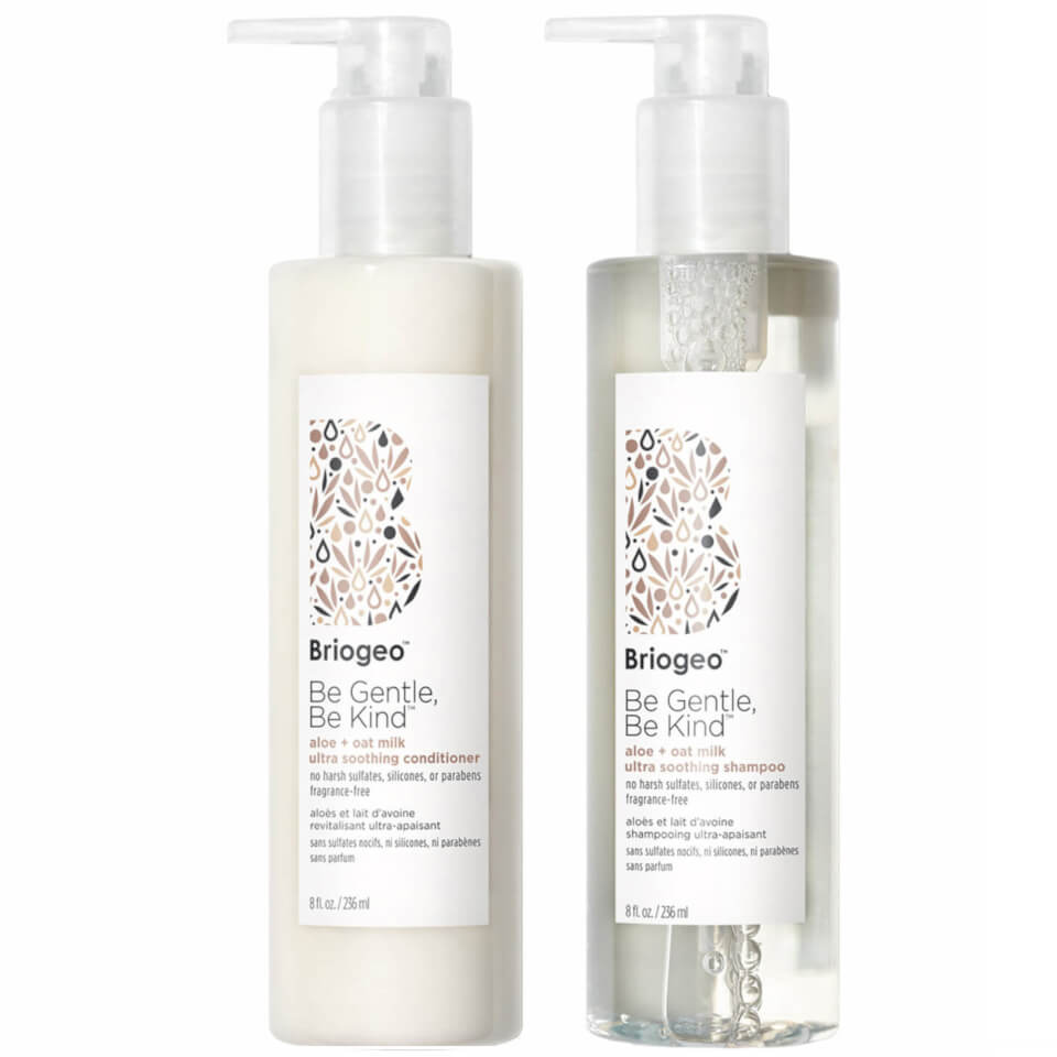 Briogeo Be Gentle Be Kind Superfood Aloe and Oat Shampoo and Aloe and Oat Conditioner 236ml Duo