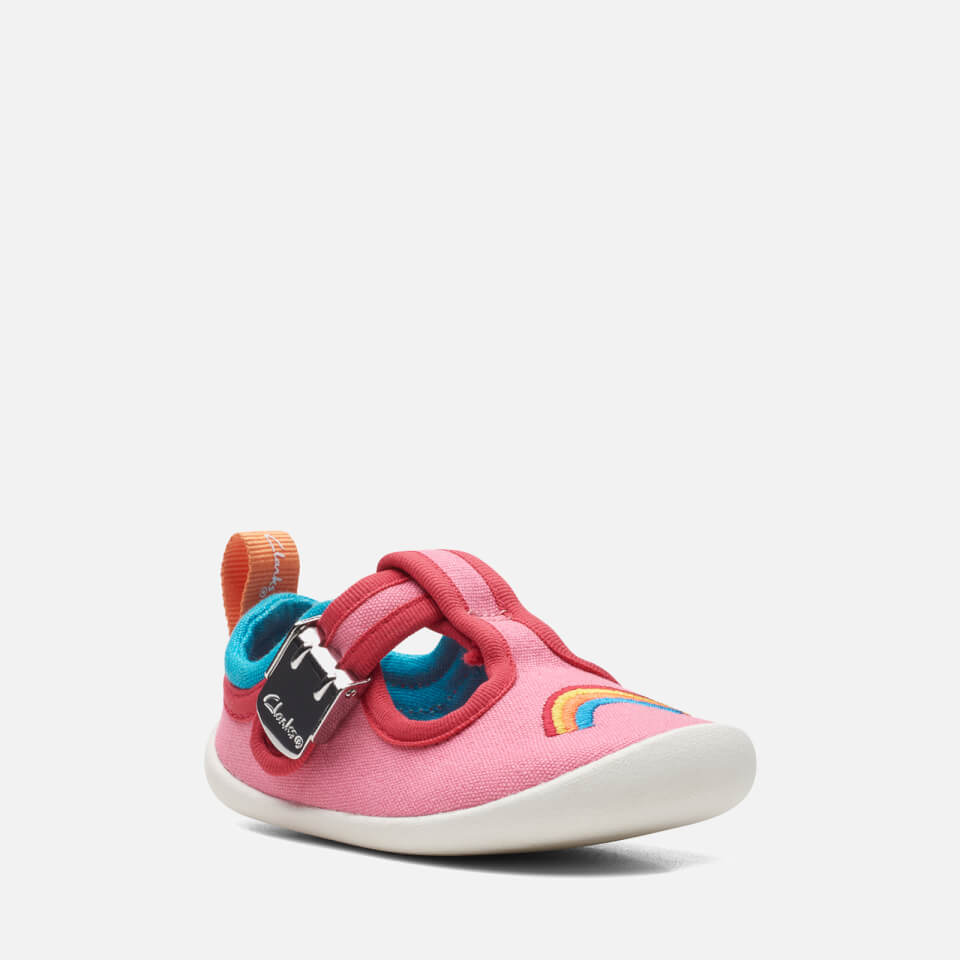 Clarks Babies' First Beau Canvas Shoes | Worldwide Delivery | Allsole