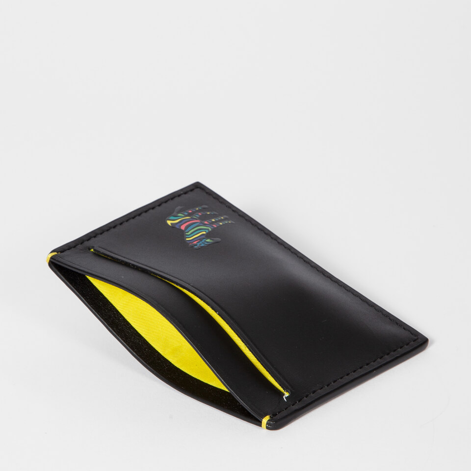 PS Paul Smith Logo-Stamped Leather Card Holder