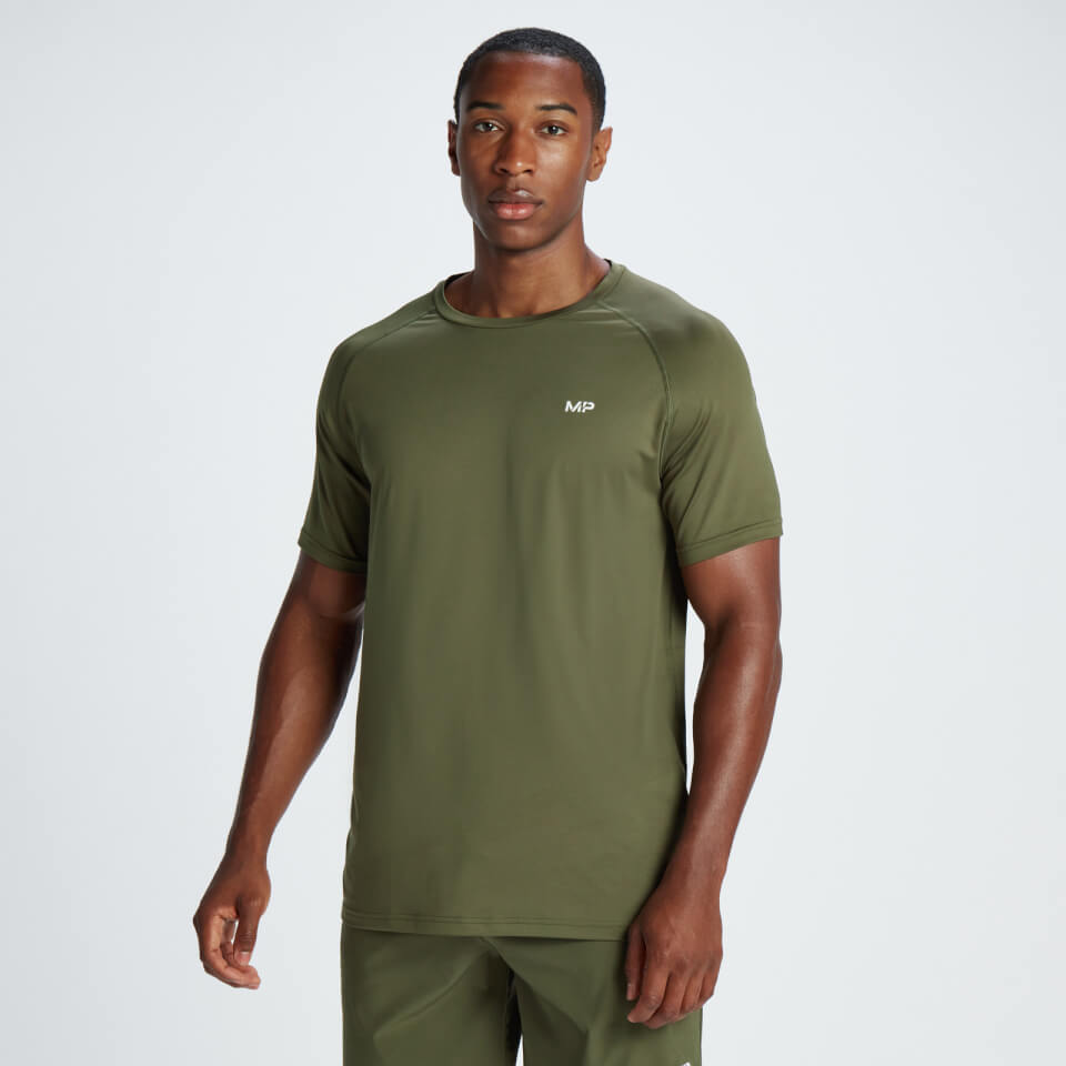 MP Men's Training Short Sleeve T-Shirt - Olive Green