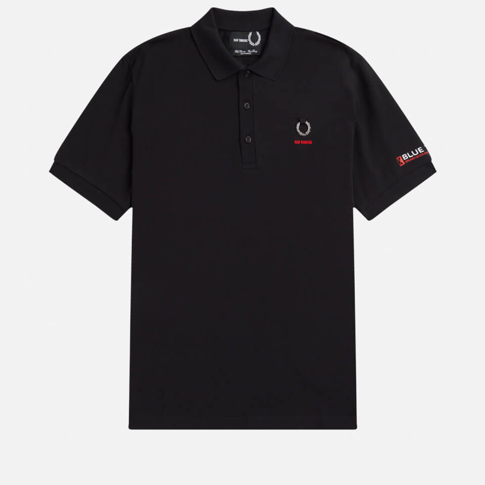 Fred Perry x Raf Simons Embroidered Oversized Polo