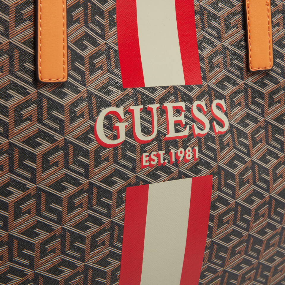 Guess Vikky Faux Leather Large Tote Bag